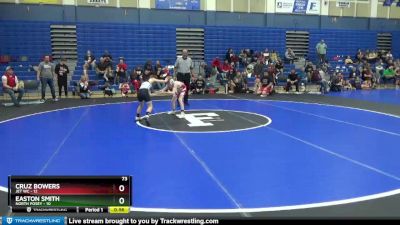 73 lbs Round 2 (4 Team) - Easton Smith, North Posey vs Cruz Bowers, Jet WC