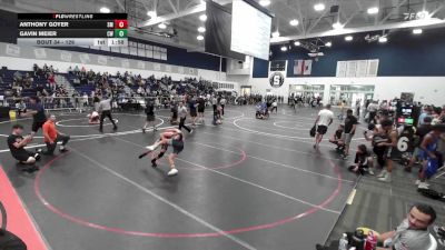 126 lbs Champ. Round 1 - Gavin Meier, ChurchBoyz WC vs Anthony Goyer, SD Move
