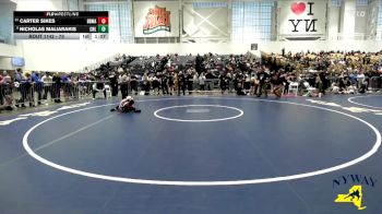 70 lbs Champ. Round 2 - Nicholas Maliarakis, Club Not Listed vs Carter Sikes, Black Belt Wrestling Academy