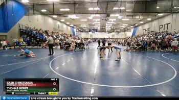 92 lbs Cons. Round 5 - Cash Christensen, Sanderson Wrestling Academy vs Thomas Gorst, West Jordan Jaguars