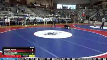 5A 145 lbs Champ. Round 1 - Caelyn Pettis, Searcy High vs Mason Nguyen, Lakeside High, AR