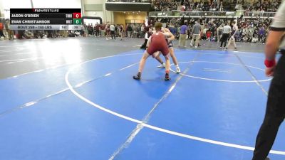 165 lbs Consi Of 16 #2 - Jason O'Brien, Timberlane vs Evan Christianson, Wilton