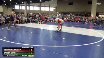 190 lbs Champ. Round 2 - Cayden Ervin, Techfall Wrestling Club vs Jayden Mooneyham, Stronghold Wrestling Club