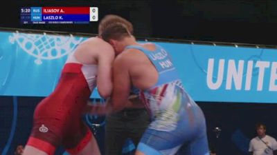 130 kg Finals 1-2 - Ali Iliasov, Russia vs Koppany Laszlo, Hungary