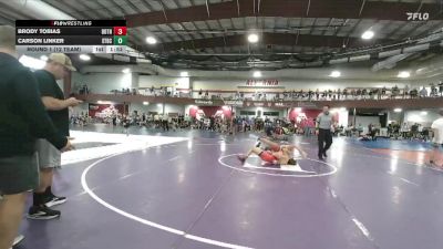 135 lbs Round 1 (12 Team) - Brody Tobias, Boyertown vs Carson Linker, Steller Trained Bacara