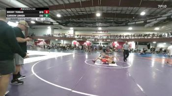 135 lbs Round 1 (12 Team) - Brody Tobias, Boyertown vs Carson Linker, Steller Trained Bacara