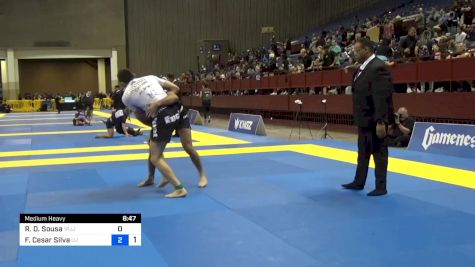 Rene D. Sousa vs Felipe Cesar Silva 2024 Pan IBJJF Jiu-Jitsu No-Gi Championship