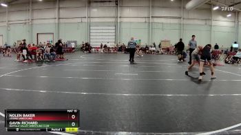 157 lbs Quarterfinal - Nolen Baker, Legend Wrestling vs Gavin Richard, Buffalo Valley Wrestling Club