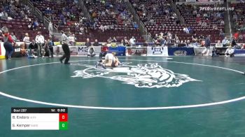 152 lbs Consolation - Bryce Enders, Halifax vs Shane Kemper, Burgettstown