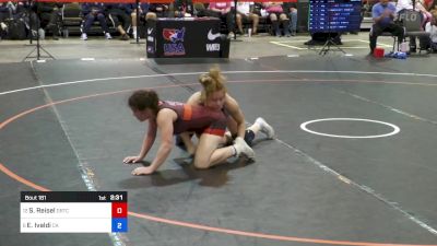 55 kg Cons 8 #2 - Shea Reisel, Dubuque RTC vs Elena Ivaldi, California