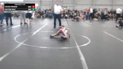 40 lbs Round 4 (6 Team) - Dayton Wax, Neighborhood Wrestling vs Lucas Frodge, Contenders WA Blue