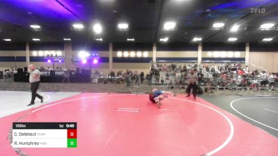 126 lbs Consi Of 8 #2 - Cody Dalebout, Team Thunder WC vs Rocky Humphrey, High Desert WC