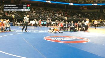 165 Class 4 lbs Champ. Round 1 - Lincoln Howard, Neosho vs Jack Johnson, Platte County