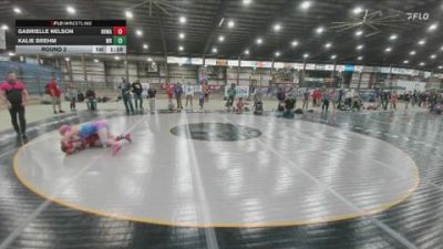 118 lbs Round 2 - Kalie Brehm, Westside Raiders vs Gabrielle Nelson, Black Hills Wrestling Academy