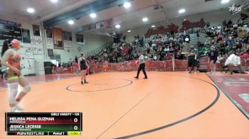 125 lbs Cons. Round 3 - Melissa Pena Guzman, Porterville vs Jessica Lecesse, South Torrance