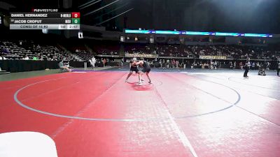 174 lbs Consi Of 16 #2 - Daniel Hernandez, Menlo College (NCWA) vs Jacob Crofut, Michigan State