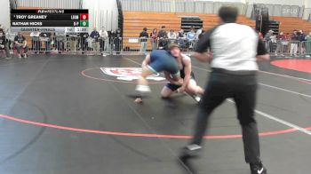 165 lbs Quarterfinal - Troy Greaney, Leominster vs Nathan Hicks, Bristol-Plymouth