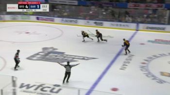 Charlie Paquette Slides The Puck Home To Make It 5-1 Bulldogs