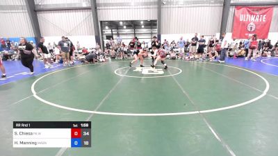 61 kg Rr Rnd 1 - Sierra Chiesa, PA West Black vs Hayden Manning, Mat Assassins Girls