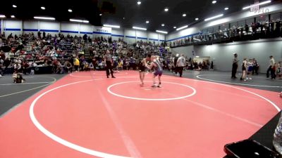 67 lbs Semifinal - Kaiden Jones, Midwest City Bombers Youth Wrestling Club vs David Wilson, Newcastle Youth Wrestling