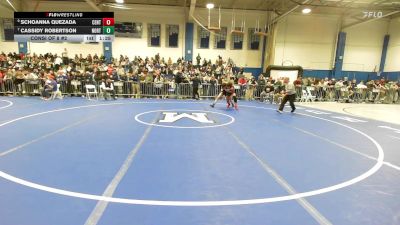 145 lbs Consi Of 8 #2 - Schoanna Quezada, Central Catholic vs Cassidy Robertson, Northeast Metro Tech/Bishop Fenwick