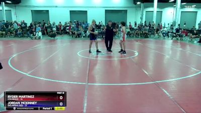 165 lbs Placement Matches (8 Team) - Ryder Martinez, Colorado vs Jordan McKinney, Oklahoma Red