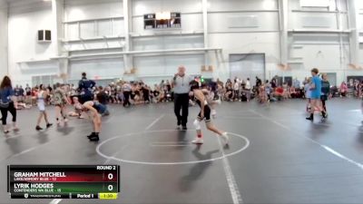 68 lbs Round 2 (6 Team) - Lyrik Hodges, Contenders WA Blue vs Graham Mitchell, Lake/Armory Blue