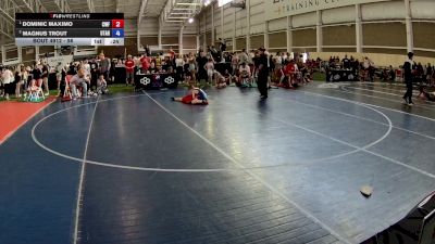 157 lbs Champ. Round 2 - Treyden Christensen, Empire Wrestling Club vs Vaughn Strobel, Arizona