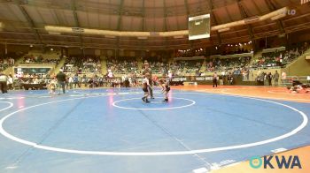 46 lbs Round Of 32 - Jax Miller, Broken Arrow Wrestling Club vs Benji West, Perry Wrestling Academy