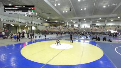 55 lbs Cons. Semi - Benjamin Thacker, Johnson City Wrestling Club vs Andrew Sparks, Stronghold