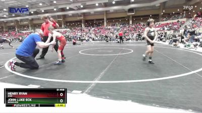 58 lbs Quarterfinal - Henry Ryan, Raw vs John Luke Eck, Brawlers