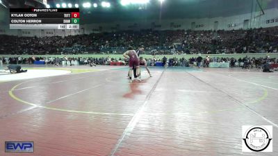 143 lbs Round Of 64 - Kylan Ooton, Tuttle vs Colton Herron, Shawnee Wrestling