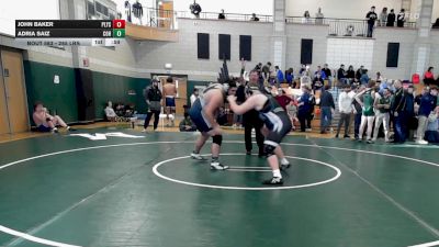 285 lbs Consi Of 8 #2 - John Baker, Plymouth South vs Adria Saiz, Cohasset