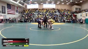 150 lbs Cons. Round 3 - Adam Morris, BARBERTON vs Logan Clark, OLMSTED FALLS