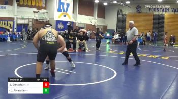 285 lbs Prelims - Brandon Gonzalez, Santa Fe vs Joesph Alvarado, Northview