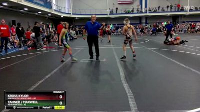 84 lbs Round 7 (8 Team) - Tanner J Maxwell, Headhunters vs Kross Kylor, Undisputed Wrestling