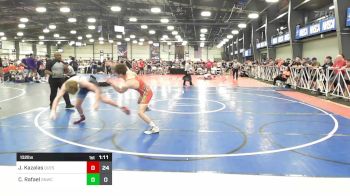 132 lbs Rr Rnd 2 - Jack Kazalas, Quest School Of Wrestling Gold vs Caleb Rafael, Great Neck WC