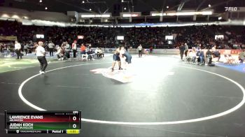 285 lbs Champ. Round 1 - Judah Koch, Rogers (Puyallup) vs Lawrence Evans, Arlington