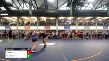 123-131 lbs Quarterfinal - Bree Hirsch, Toss Em Up Wrestling Academy vs Kaytlynn Bray, Collinsville Wrestling Club