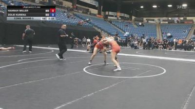 145 lbs Cons. Round 5 - Hannah Miller, Murray State vs Zolie Kurena, Murray State