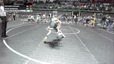 70 lbs Consi Of 8 #2 - Matthew Pontano, Williamstown Braves Youth Wrestling vs Ethan McMahan, Upper Township