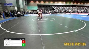 89 lbs Round Of 32 - Lucas Forman, Nevada Elite vs Kole Martin, Gladiator Wrestling Club