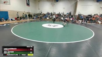 144A Semifinal - Jace Auerbach, Riverton vs Ben Snyder, Wind River