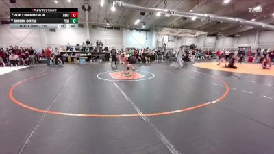125 lbs Cons. Round 4 - Emma Ortiz, Prairie View vs Zoe Chamberlin, Chatfield