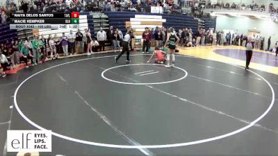 100 lbs. Semifinal - Naiya Delos Santos, Taylor County vs Macie Kempker, Blair Oaks