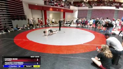 175 lbs Quarterfinal - Cayden Rose, Oklahoma vs Madoxx Chambers, Shelton Wrestling Academy