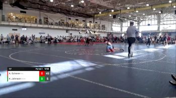 117 lbs Round 1 (6 Team) - Audrey Scherer, Missouri Gold vs Kyla Johnson, Big Money Movin