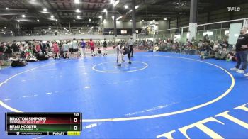 125 lbs Round 3 (6 Team) - Beau Hooker, BELIEVE TO ACHIEVE vs Braxton Simpkins, SHENANDOAH VALLEY WC