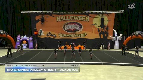 Rio Grande Valley Cheer - Black Ice [2025 L1.1 Youth - PREP - D2 Day 1] 2025 Cheer Power San Antonio Halloween Challenge