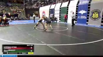 159 lbs Quarterfinal - Ella Bradley, DeSoto vs A`Myrah Syyan, Waynesville
